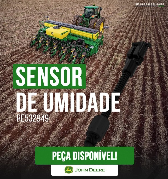 Sensor de Umidade — código RE532949 — John Deere