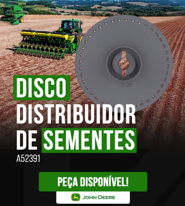 Disco Distribuidor de Sementes — código A52391 — John Deere