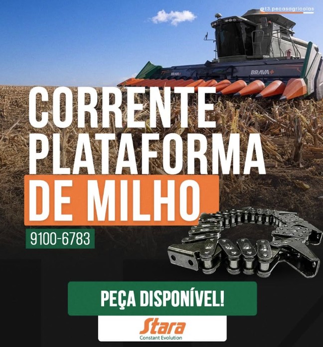 Corrente Plataforma de Milho — código 9100-6783 — Stara