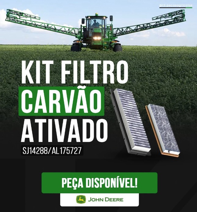 Kit Filtro Carvão Ativado — código SJ14288 — John Deere