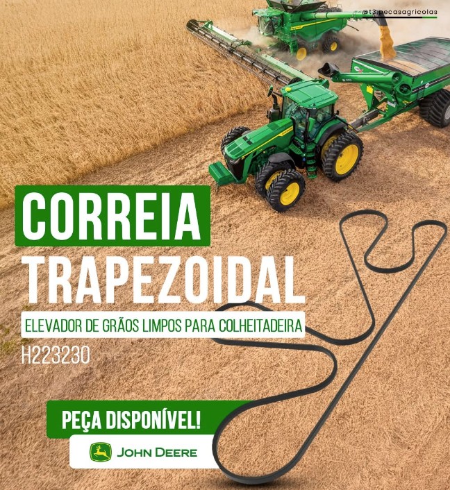 Correia Trapezoidal Elevador de Grãos Limpos — código H223230 — John Deere