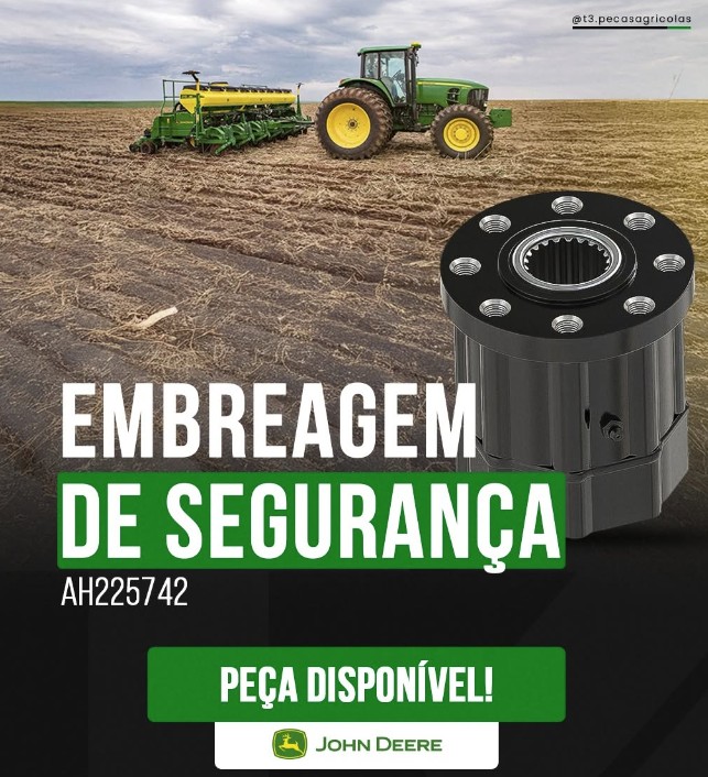 Embreagem de Segurança — código AH225742 — John Deere