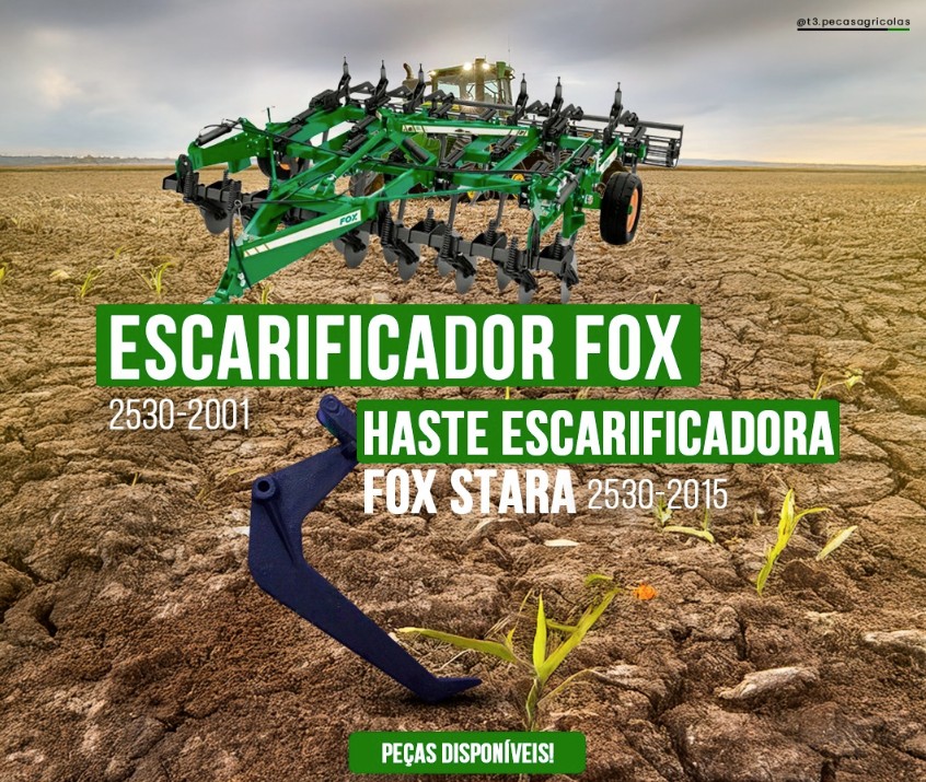 Escarificador Fox / Haste Escarificadora — código 2530-2001 — Stara