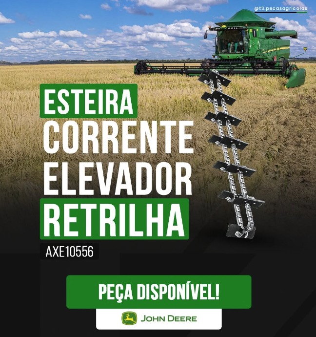 Esteira Corrente Elevador Retrilha — código AXE10556 — John Deere