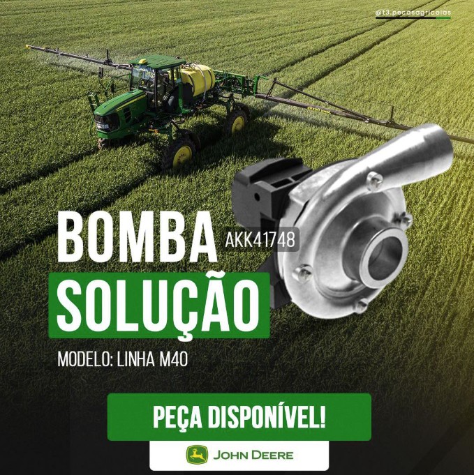 Bomba de Solução Linha M40 — código AKK41748 — John Deere