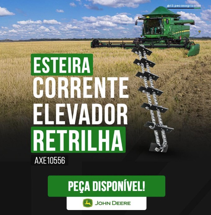 Esteira Corrente Elevador Retrilha — código AXE10556 — John Deere