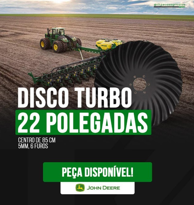 Disco Turbo 22 Polegadas — código DISCO-TURBO-22 — John Deere