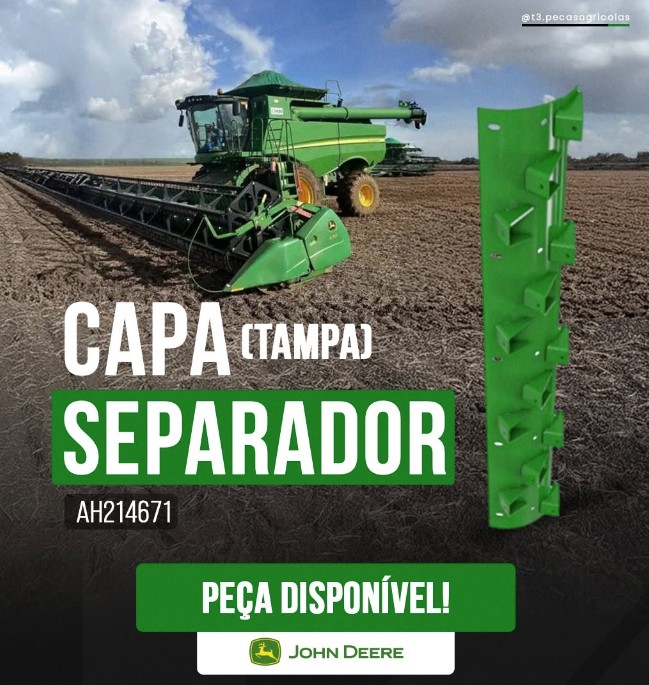 Capa (Tampa) Separador — código AH214671 — John Deere