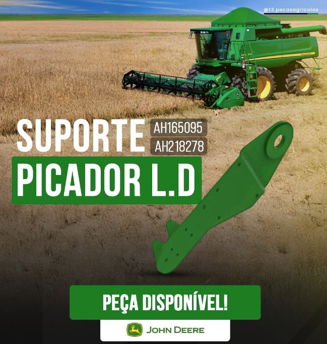 Suporte do Picador Lado Direito — código AH165095 — John Deere