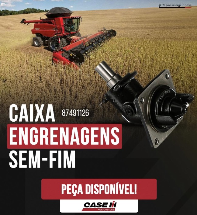 Caixa de Engrenagens Sem-Fim — código 87491126 — Case IH