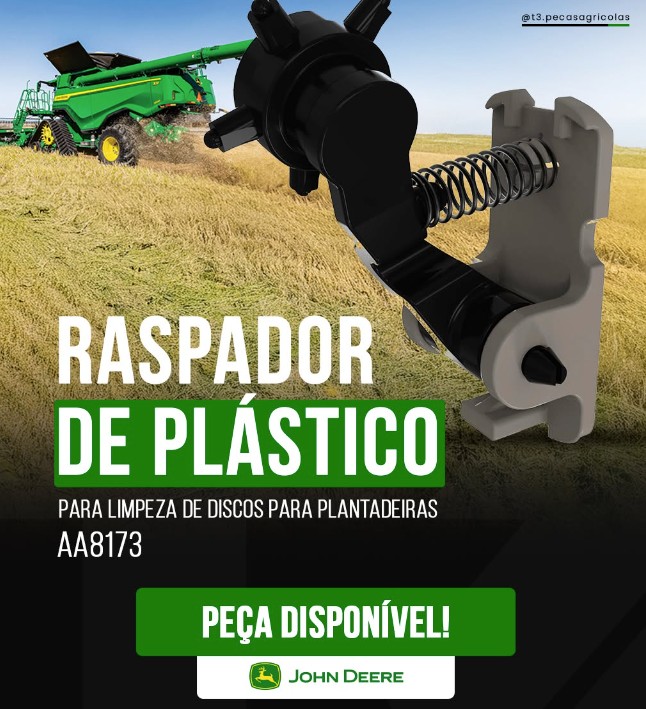 Raspador de Plástico para Discos — código AA8173 — John Deere