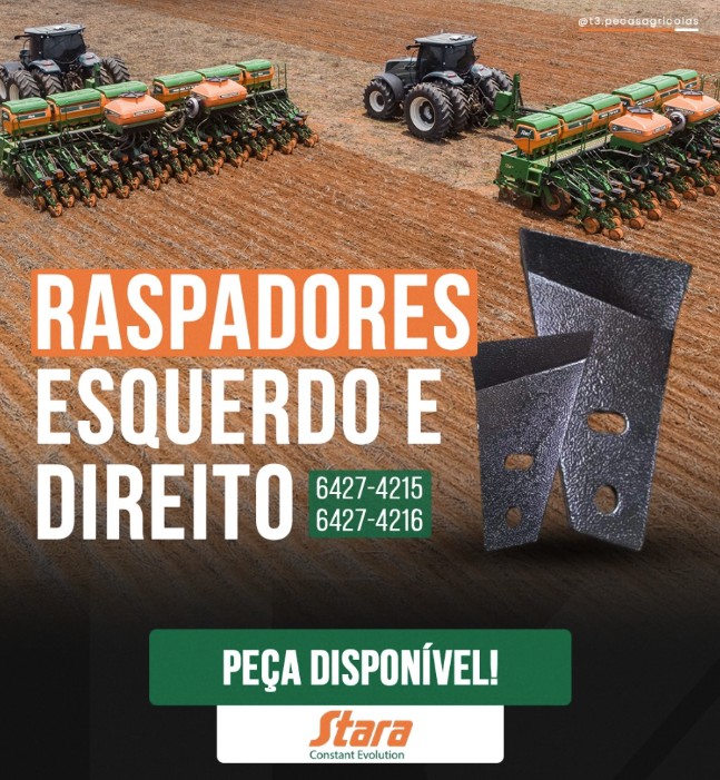 Raspadores Esquerdo e Direito — código 6427-4215 — Stara