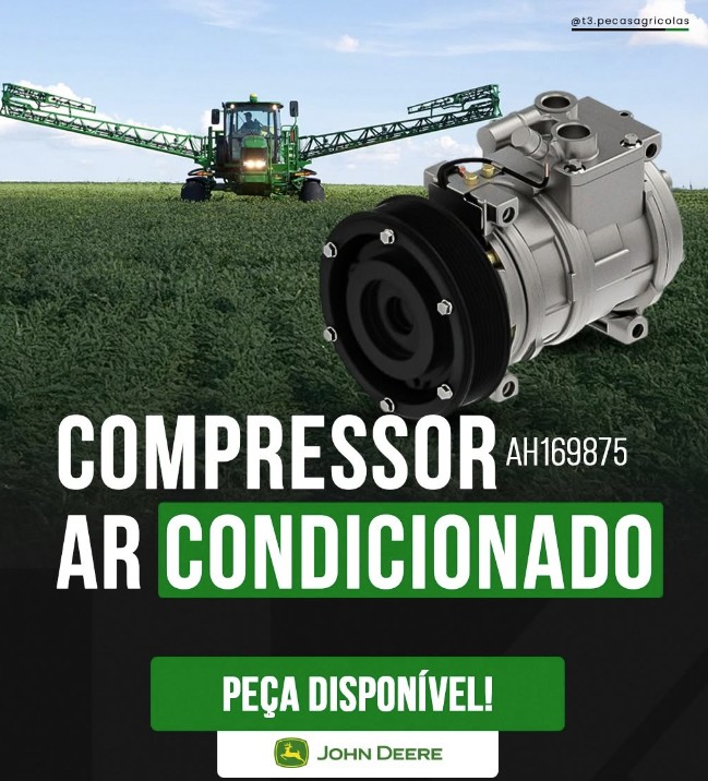 Compressor de Ar Condicionado — código AH169875 — John Deere