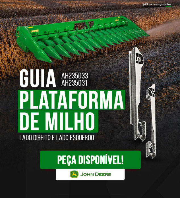 Guia Plataforma de Milho — código AH235033 / AH235031