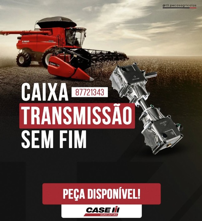Caixa de Transmissão Sem Fim — código 87721343 — Case IH