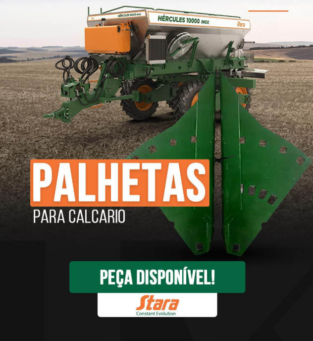 Palhetas para Calcário — código Sob consulta