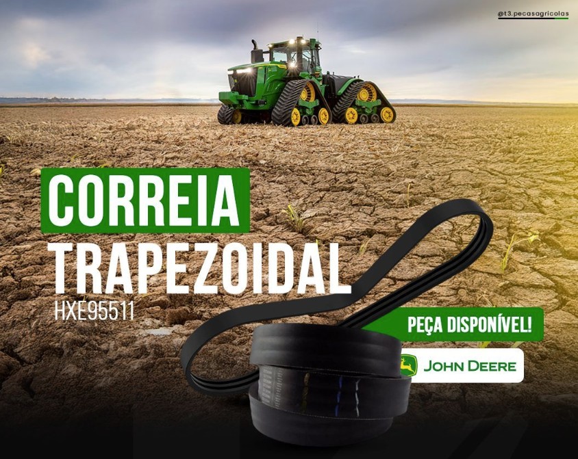 Correia Trapezoidal — código HXE95511 — John Deere
