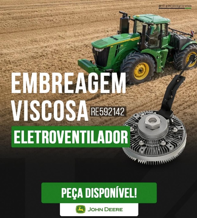 Embreagem Viscosa Eletroventilador — código RE592142 — John Deere